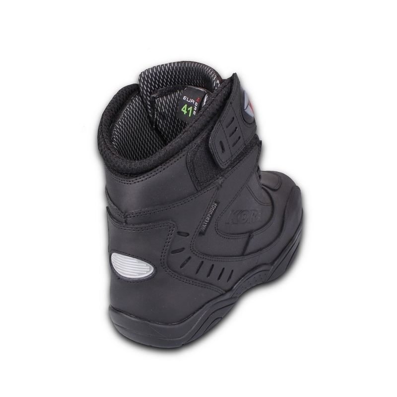 Cizme de motocicletă Kore Velcro Negru
