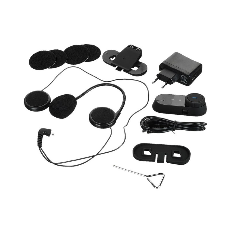 Interfon Bluetooth cu FM pentru cască