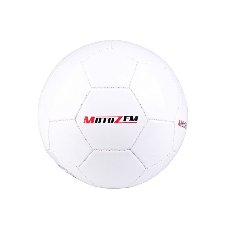 Minge de fotbal Motozem alb