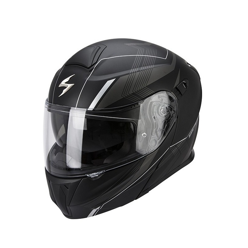 Cască de motocicletă Scorpion EXO-920 GEM negru-argintiu výprodej lichidare