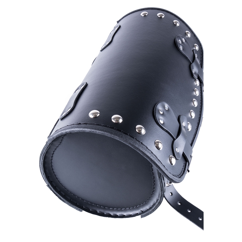 Geantă moto de piele pentru furcă Chopper/Custom RSA-9B