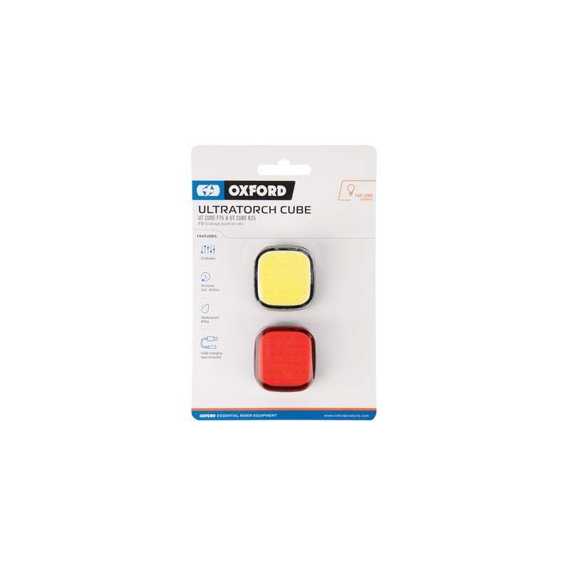 Oxford Ultratorch Cube față + spate Lumina de bicicletă Oxford Ultratorch Cube