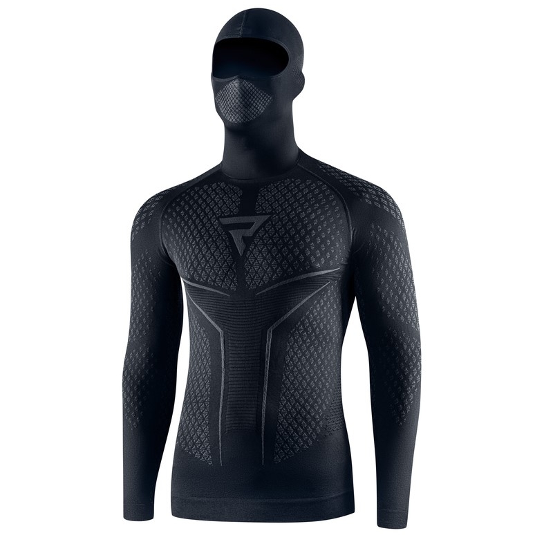 Tricou termic Rebelhorn Therm II 2in1 negru-gri