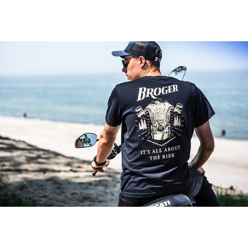 Tricou BROGER Alaska Alaska albastru închis