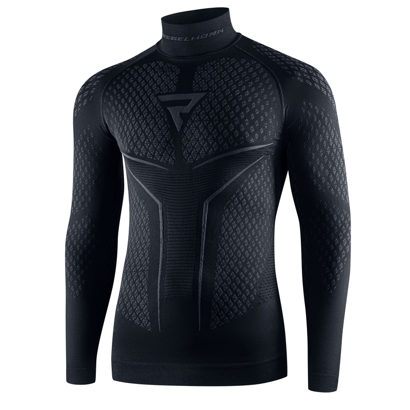 Rebelhorn Therm II tricou termic negru-gri negru