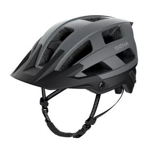 Cască de bicicletă cu cască de protecție SENA M1 gri mat