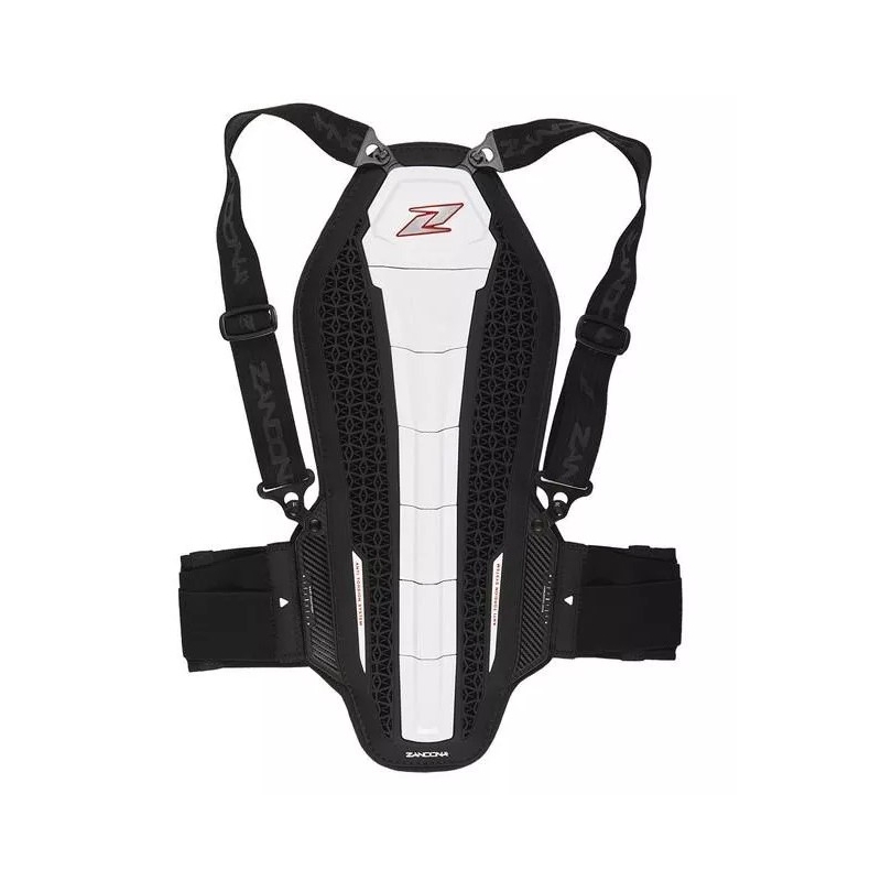 Protector de coloană vertebrală Zandona Hybrid Back Pro X6 alb 158-167 cm