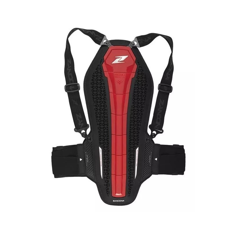 Protector de coloană vertebrală Zandona Hybrid Back Pro X6 roșu 158-167 cm