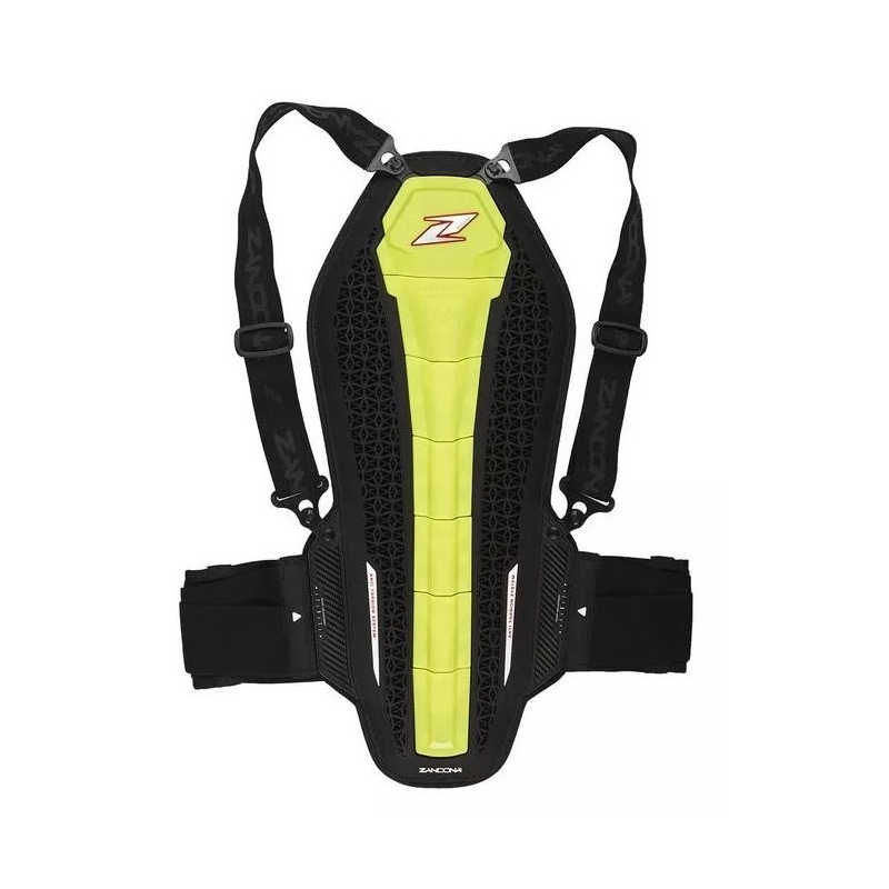Protector de coloană vertebrală Zandona Hybrid Back Pro X8 galben fluo 178-187 cm lichidare