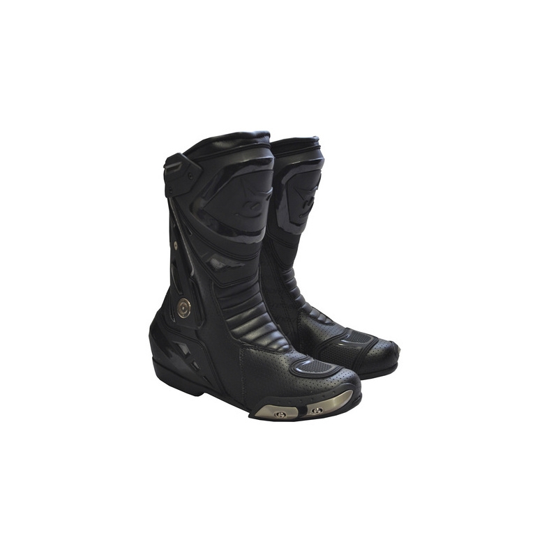 Rebelhorn Pride II perforate negru negru cizme de motociclete lichidare