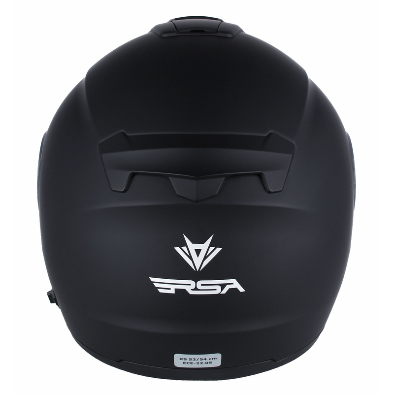 Cască de motocicletă RSA Rival pliabilă, negru mat