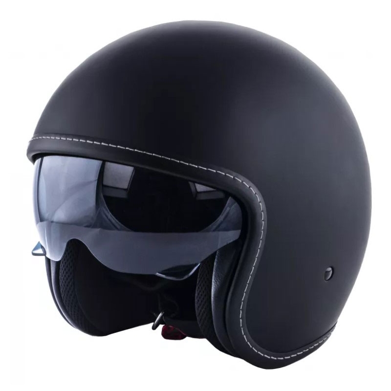 Cască moto open-face RSA Shadow negru mat
