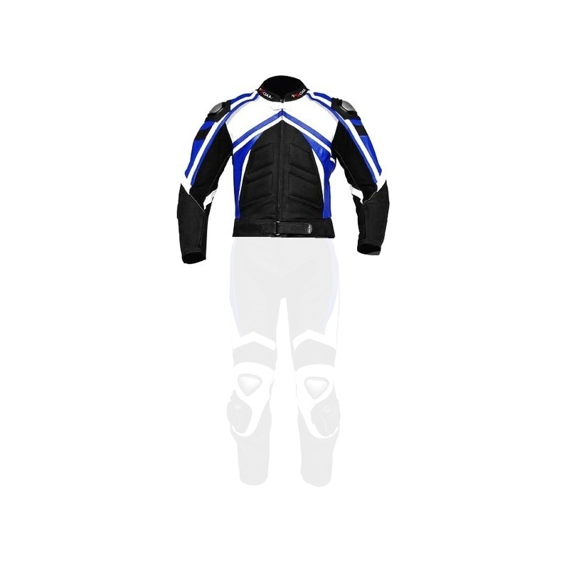 Pánská bunda Tschul 750 Titanium černo-bílo-modrá