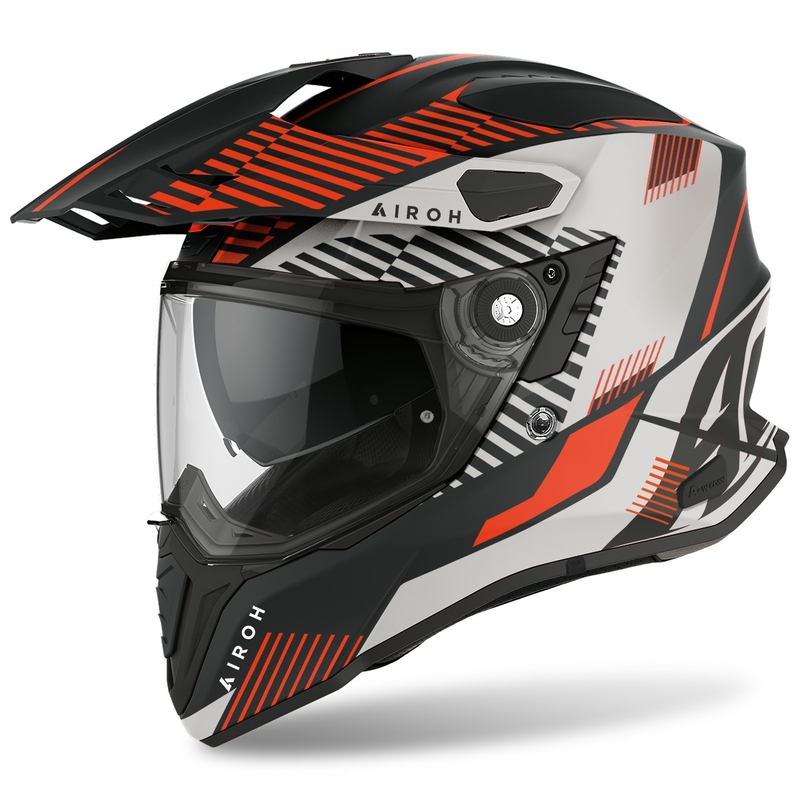 Cască de enduro Airoh Commander Boost 2022 orange mată lichidare