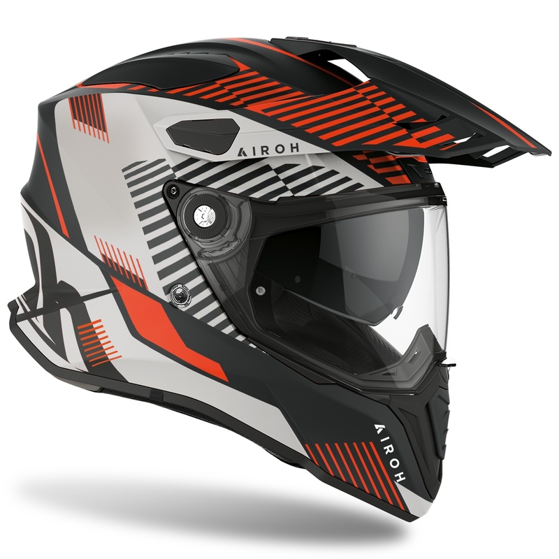 Cască de enduro Airoh Commander Boost 2022 orange mată lichidare