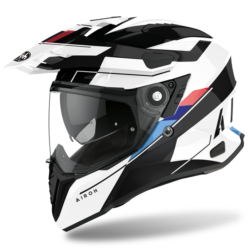Cască de enduro Airoh Commander Skill 2022 alb
