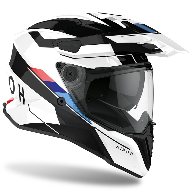 Cască de enduro Airoh Commander Skill 2022 alb