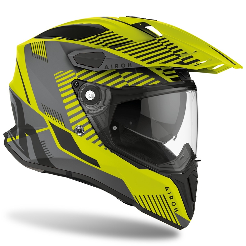 Cască de enduro Airoh Commander Boost 2022 galben mat lichidare
