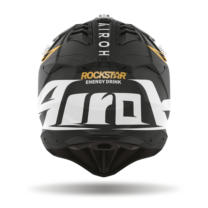 Cască de motocros Airoh Aviator 3.0 Rockstar 2022 negru mat lichidare