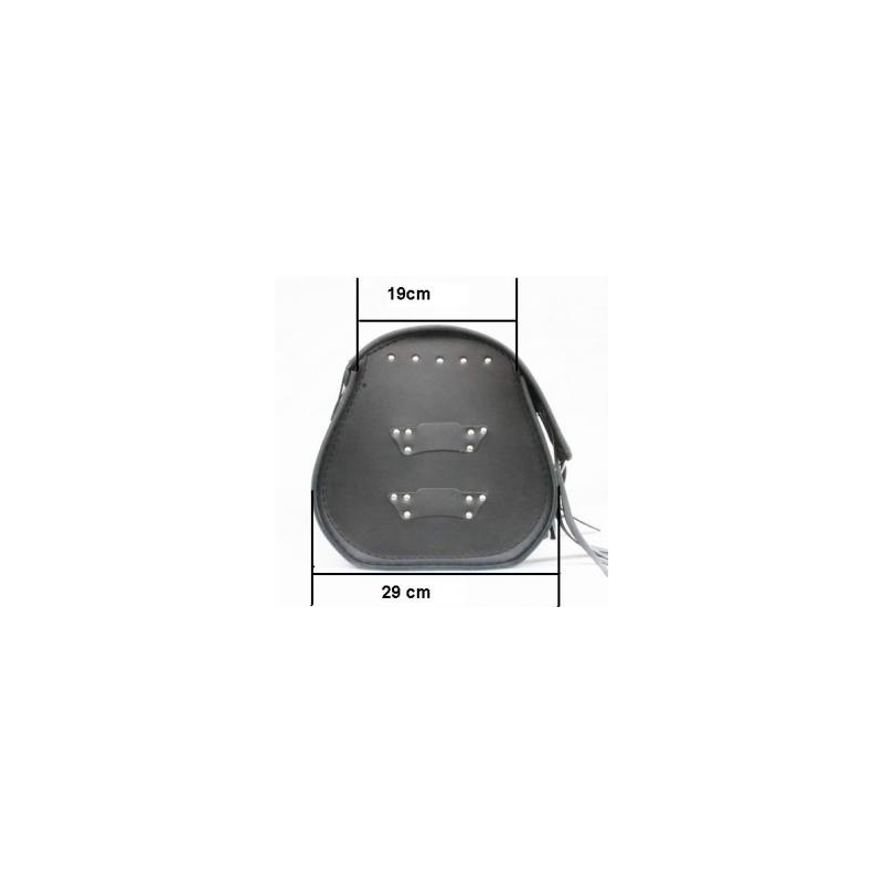 Geantă de piele pentru motocicletă Chopper RSA-9C - lungime 48