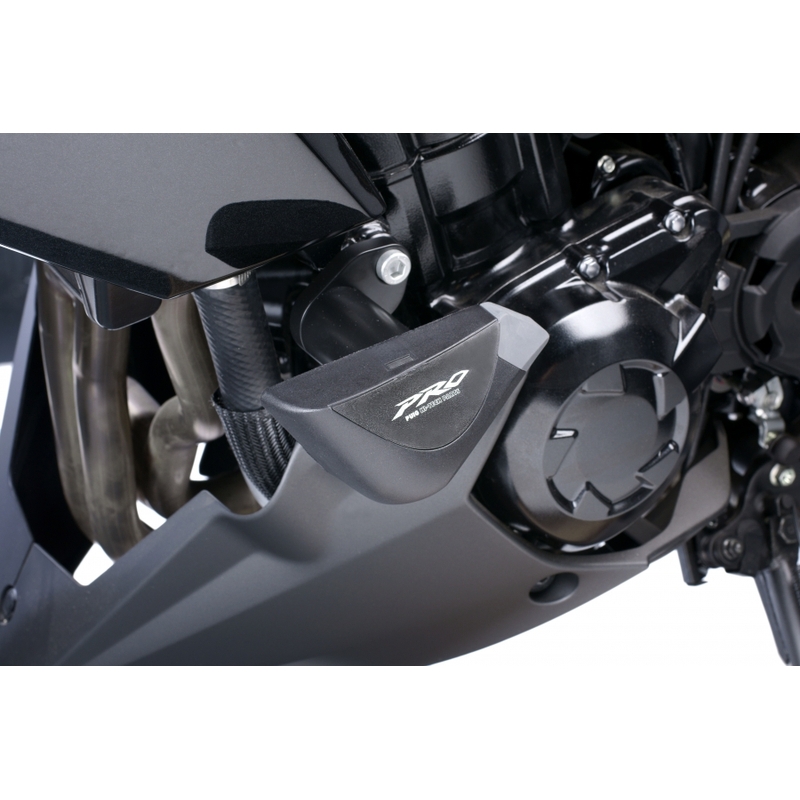 Protecții căptușite Puig PRO - Kawasaki Z1000 (10-13) negru
