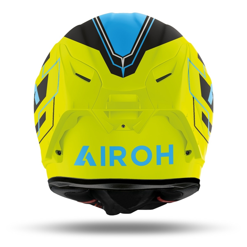 Cască de motocicletă integrală Airoh GP550 S Challenge 2022 galben-albastru mat