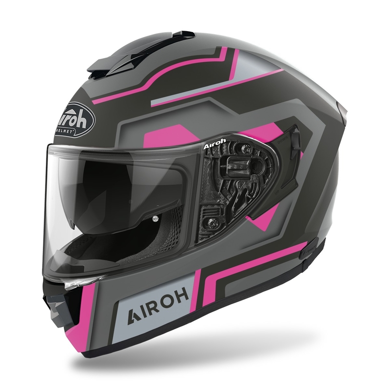 Cască de motocicletă integrală Airoh ST.501 Square 2022 roz mată lichidare