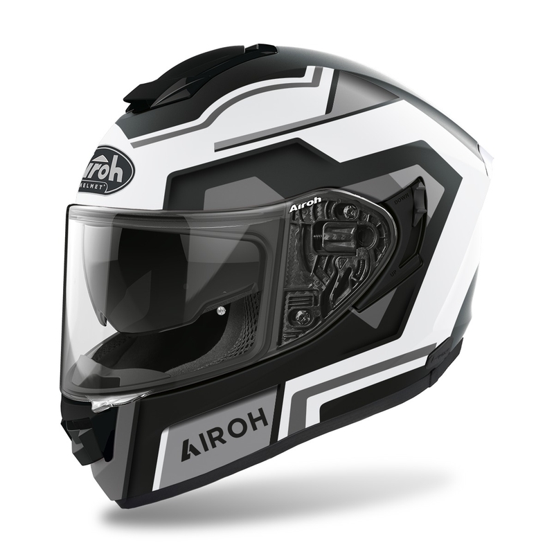Cască de motocicletă integrală Airoh ST.501 Square 2022 negru mat lichidare