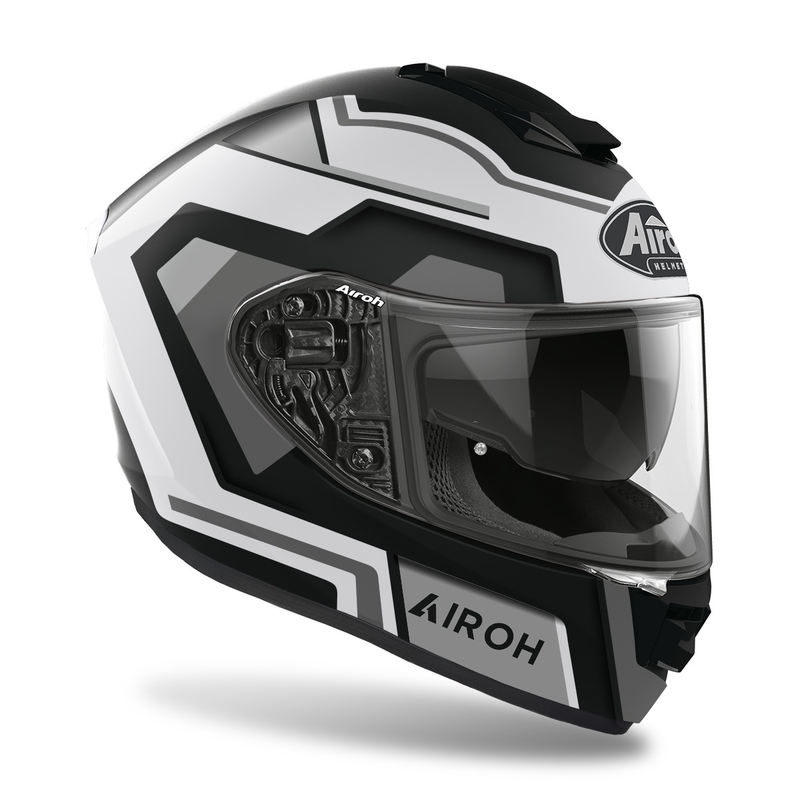 Cască de motocicletă integrală Airoh ST.501 Square 2022 negru mat lichidare