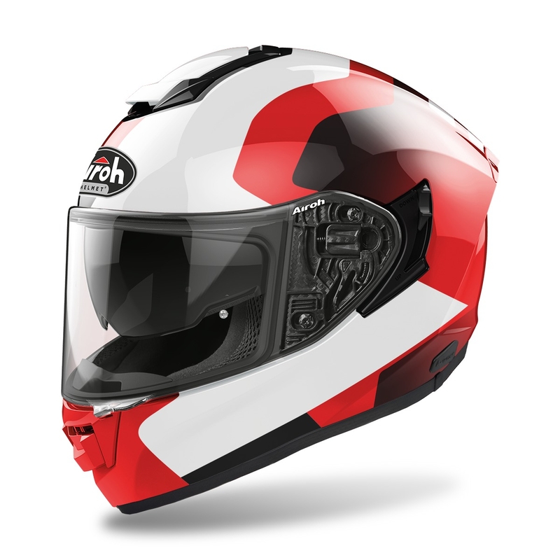 Cască de motocicletă integrală Airoh ST.501 Dock 2022 roșu lucios lichidare