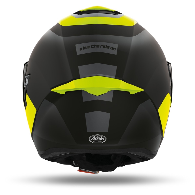 Cască de motocicletă integrală Airoh ST.501 Dock 2022 galben fluo mată lichidare