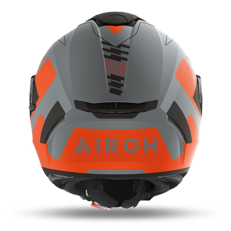 Cască de motociclist integrală Airoh Spark Rise 2022 portocalie mată Airoh Spark Rise 2022 lichidare