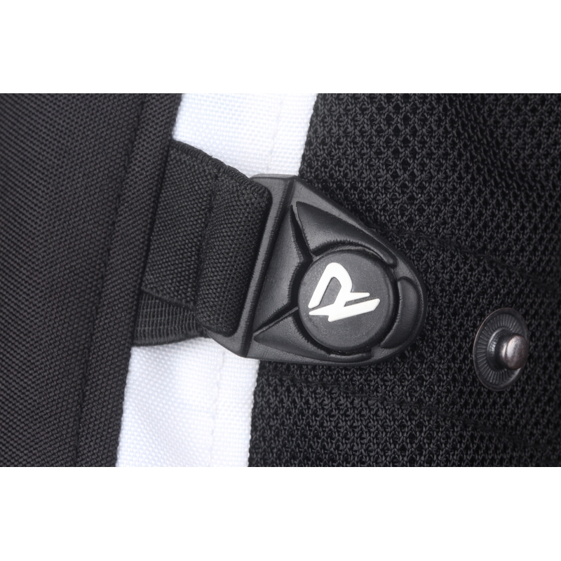 Geacă moto pentru femei Street Racer Elite negru-alb - calitate II