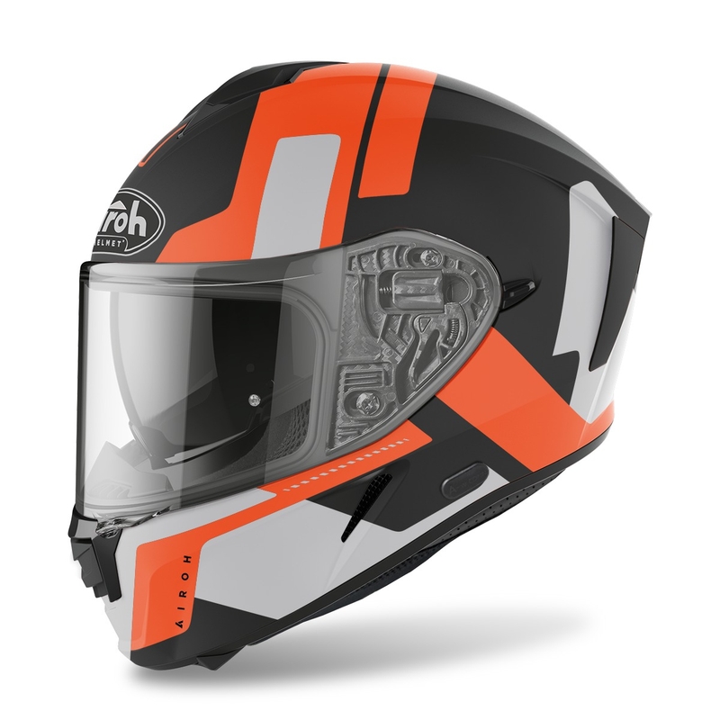 Cască de motocicletă integrală Airoh Spark Shogun 2022 portocaliu mat lichidare