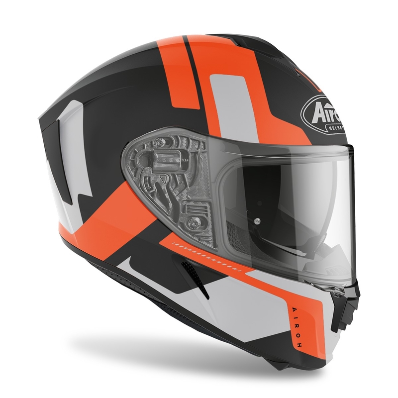 Cască de motocicletă integrală Airoh Spark Shogun 2022 portocaliu mat lichidare