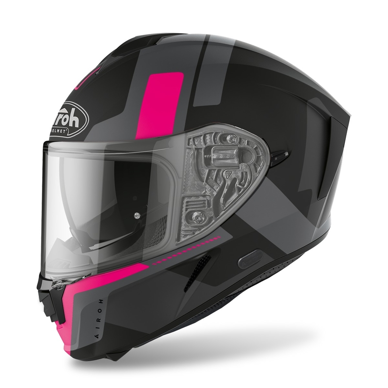 Cască de motocicletă integrală Airoh Spark Shogun 2022 roz mat