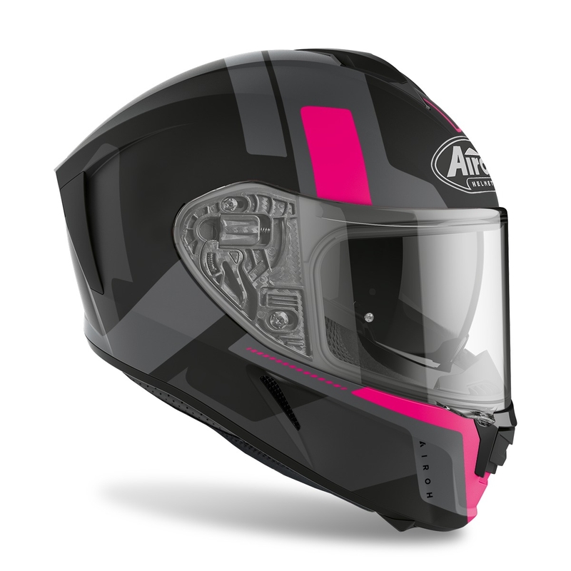 Cască de motocicletă integrală Airoh Spark Shogun 2022 roz mat