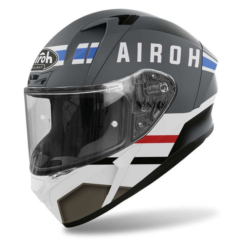 Cască integrală de motocicletă Airoh Valor Craft 2022 alb-gri mat