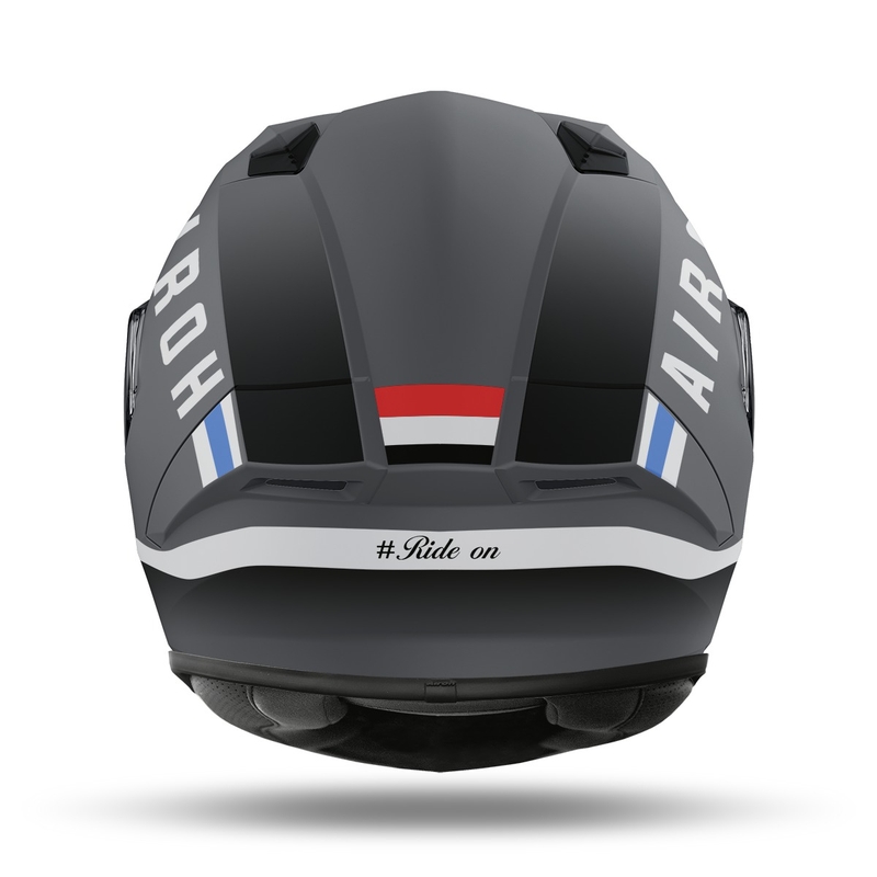Cască integrală de motocicletă Airoh Valor Craft 2022 alb-gri mat
