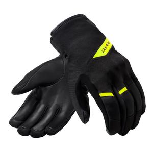 Mănuși pentru motociclete Revit Grafton H2O negru-galben-fluo