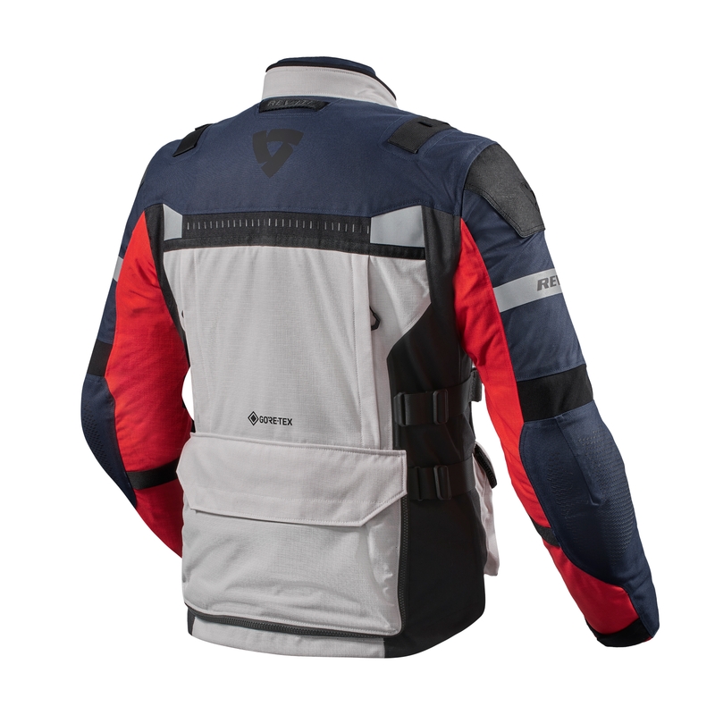 Geacă de motocicletă Revit Defender 3 GTX roșu-albastru