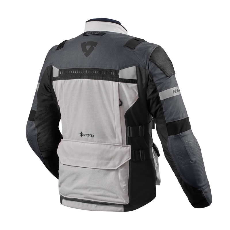 Jachetă motocicletă Revit Defender 3 GTX argintiu-gri