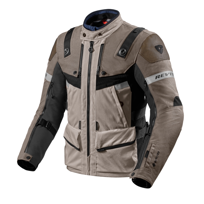 Geacă de motocicletă Revit Defender 3 GTX maro-negru
