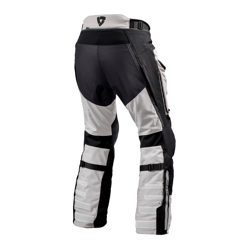 Pantaloni motocicletă Revit Defender 3 GTX, crop, argintiu-negru