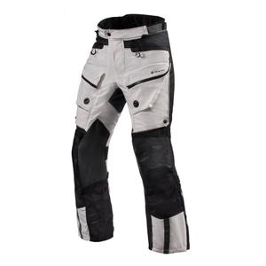 Pantaloni de motocicletă Revit Defender 3 GTX negru-argintiu extins