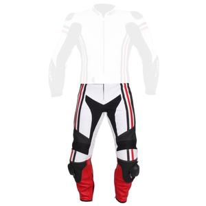 Pantaloni Tschul 555 alb-negru-roșu pentru bărbați lichidare
