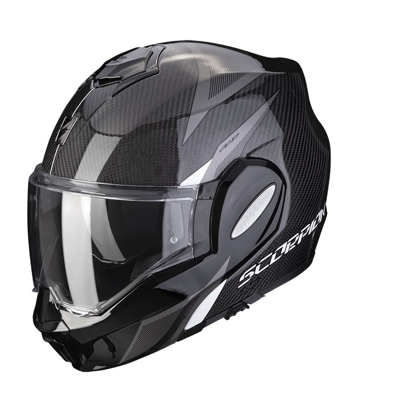 Scorpion EXO-TECH Carbon Top negru și alb