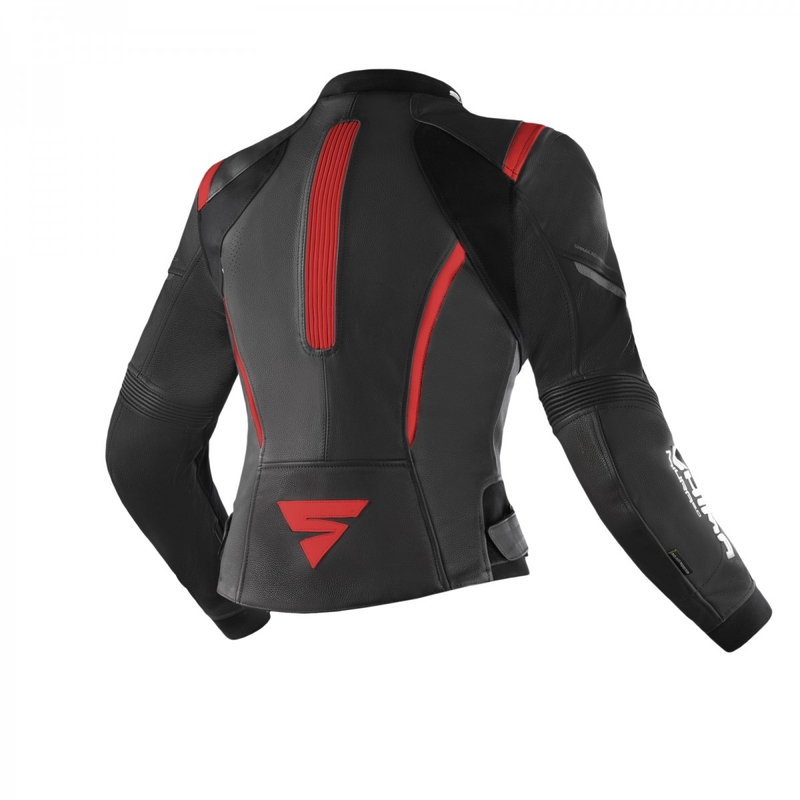 Geacă de motocicletă pentru femei Shima Miura 2.0 negru-roșu
