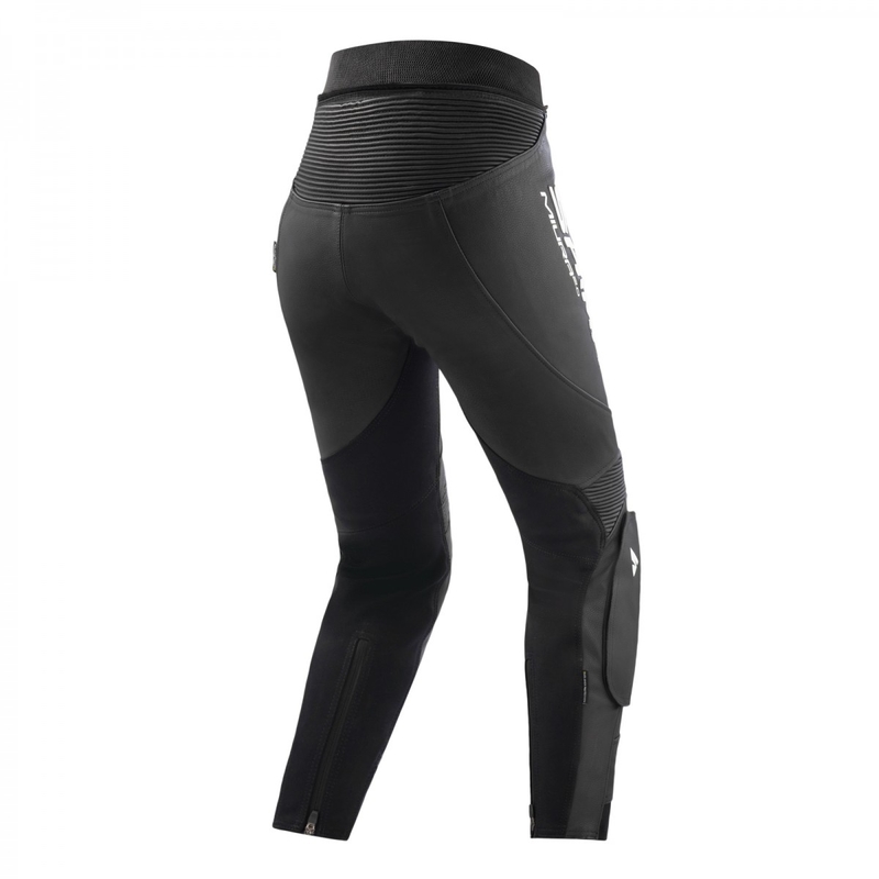 Pantaloni de motocicletă Shima Miura 2.0 negru și alb pentru femei Shima Miura 2.0 negru și alb