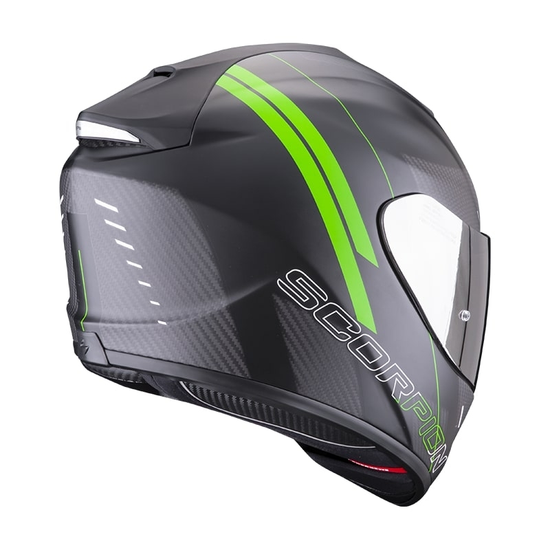Cască de motocicletă integrală Scorpion EXO-1400 Carbon Air Drik negru-verde mată